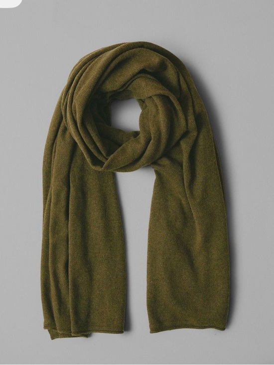 Accessories - Toast Cashmere Wool Wrap Scarf - Olive